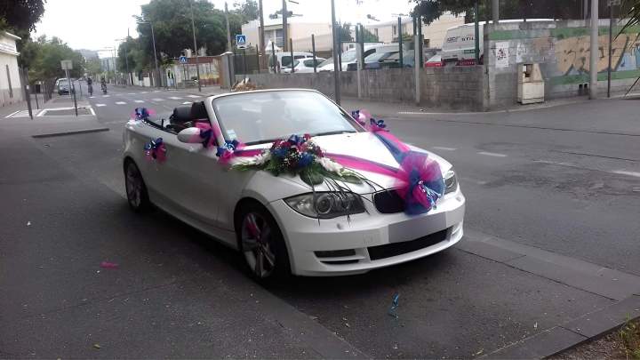 Décoration tête de cortège de mariage Saint-Paul